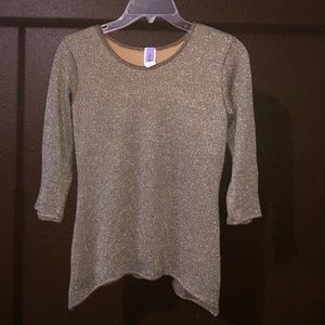 Brown Metallic Sweater